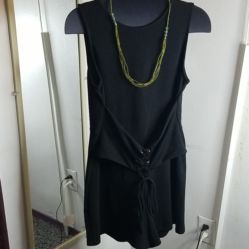 COPY - Black romper plus size bubblebee